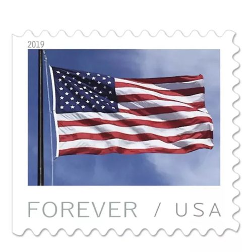 0e4e5fb5c9af4aee_b01be98d-4eed-4e72-8d33-53dfa31dd6f8 2019 U.S. Flag Forever First Class Postage Stamps