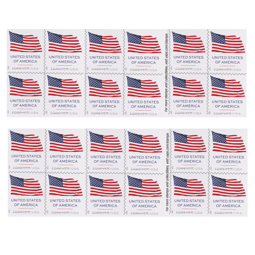 1_988a1e03-9356-4f63-bd6c-ced7670933c7 2025 U.S. Flags Forever First Class Postage Stamps