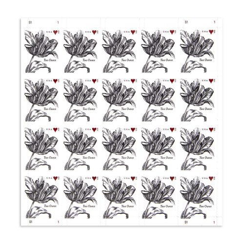 2015 Wedding Series: Vintage Tulip Two Ounce First Class Postage Stamps