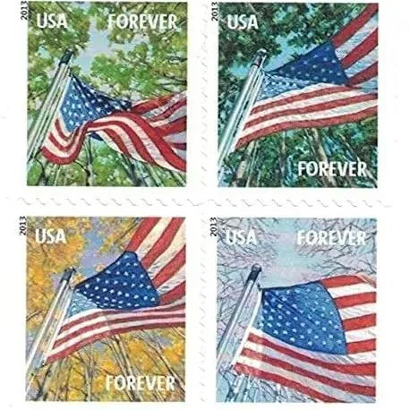 imageName1682576603644_9e11e3e8-2dec-4921-9750-f9443aeb5f48 2013 A Flag for All Seasons Forever First Class Postage Stamps